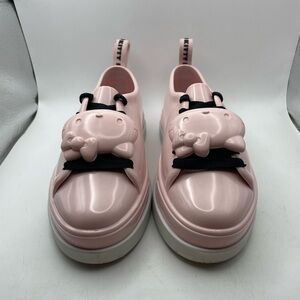 Melissa Pink Kids Sneakers with Hello Kitty Accent Sz 4Y